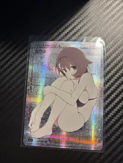 Gloria Bikini Parallel Holo ACG DIY Goddess Story Pokemon Waifu Trainer Card - Image 1