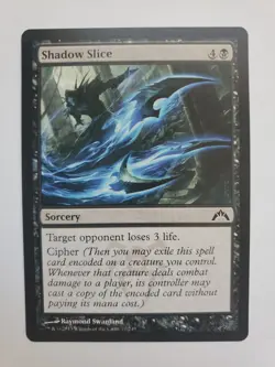 MTG Magic The Gathering Card Shadow Slice Sorcery Black Gatecrash 2013 - Image 1