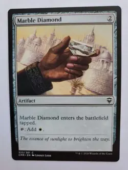 MTG Magic The Gathering Card Marble Diamond Artifact Commander Legends 2020 - Image 1