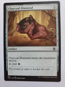 MTG Magic The Gathering Card Charcoal Diamond Artifact Innistrad Crimson Vow - Image 1