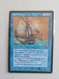 Reef Pirates (Art A) - Homelands - MP - MTG Magic - Common - Creature - Image 1
