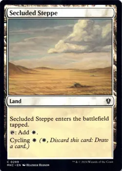 Secluded Steppe Commander: Murders at Karlov Manor - Magic MTG NM - Image 1
