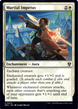 Martial Impetus Commander: Murders at Karlov Manor - Magic MTG NM - Image 1