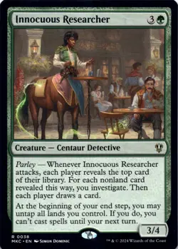 Innocuous Researcher Commander: Murders at Karlov Manor - Magic MTG NM - Image 1