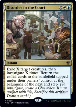 Disorder in the Court Commander: Murders at Karlov Manor - Magic MTG NM - Image 1