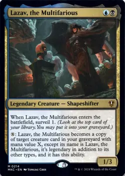 Lazav, the Multifarious Commander: Murders at Karlov Manor - Magic MTG NM - Image 1
