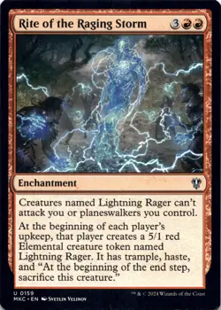 Rite of the Raging Storm Commander: Murders at Karlov Manor - Magic MTG NM - Image 1