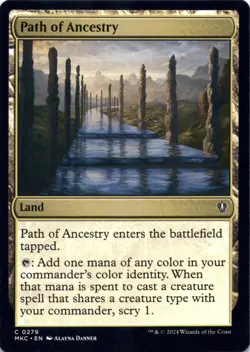 Path of Ancestry Commander: Murders at Karlov Manor - Magic MTG NM - Image 1