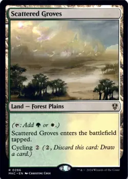 Scattered Groves Commander: Murders at Karlov Manor - Magic MTG NM - Image 1