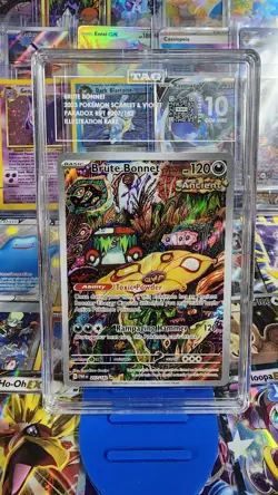 Pokemon Paradox Rift BRUTE BONNET Illustration Rare 207/182 TAG 10 - Image 1