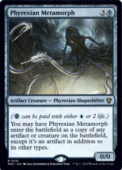 Phyrexian Metamorph Commander: Murders at Karlov Manor - Magic MTG NM - Image 1