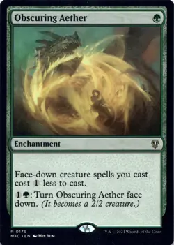 Obscuring Aether Commander: Murders at Karlov Manor - Magic MTG NM - Image 1