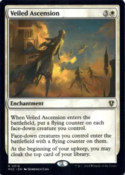 Veiled Ascension Commander: Murders at Karlov Manor - Magic MTG NM - Image 1