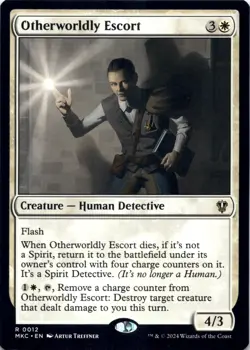 Otherworldly Escort Commander: Murders at Karlov Manor - Magic MTG NM - Image 1