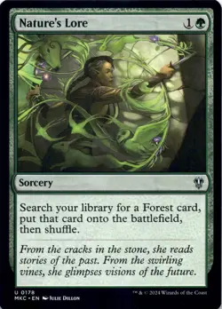 Nature's Lore Commander: Murders at Karlov Manor - Magic MTG NM - Image 1