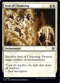 Seal of Cleansing Commander: Murders at Karlov Manor - Magic MTG NM - Image 1