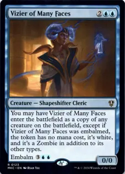 Vizier of Many Faces Commander: Murders at Karlov Manor - Magic MTG NM - Image 1