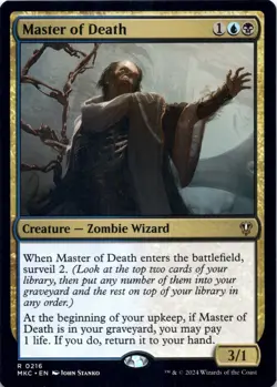 Master of Death Commander: Murders at Karlov Manor - Magic MTG NM - Image 1