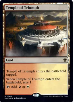 Temple of Triumph Commander: Murders at Karlov Manor - Magic MTG NM - Image 1