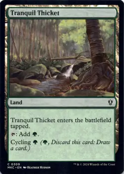 Tranquil Thicket Commander: Murders at Karlov Manor - Magic MTG NM - Image 1
