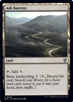 Ash Barrens Commander: Murders at Karlov Manor - Magic MTG NM - Image 1