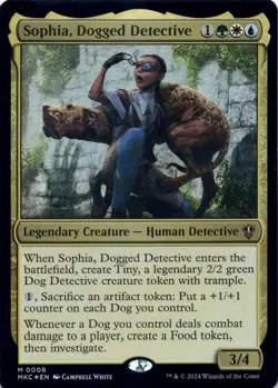 Sophia, Dogged Detective (Foil) Commander: Murders at Karlov Manor - Magic MTG - Image 1