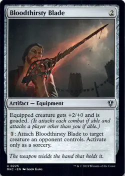 Bloodthirsty Blade Commander: Murders at Karlov Manor - Magic MTG NM - Image 1