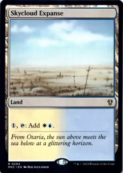 Skycloud Expanse Commander: Murders at Karlov Manor - Magic MTG NM - Image 1