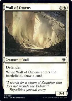 Wall of Omens Commander: Murders at Karlov Manor - Magic MTG NM - Image 1