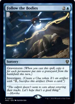 Follow the Bodies Commander: Murders at Karlov Manor - Magic MTG NM - Image 1