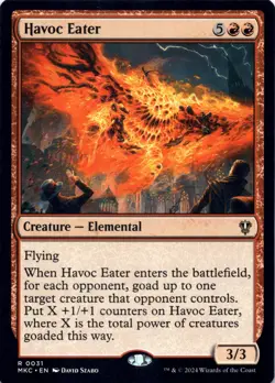 Havoc Eater Commander: Murders at Karlov Manor - Magic MTG NM - Image 1