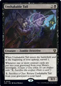 Unshakable Tail Commander: Murders at Karlov Manor - Magic MTG NM - Image 1