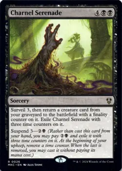 Charnel Serenade Commander: Murders at Karlov Manor - Magic MTG NM - Image 1