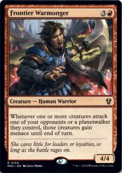 Frontier Warmonger Commander: Murders at Karlov Manor - Magic MTG NM - Image 1