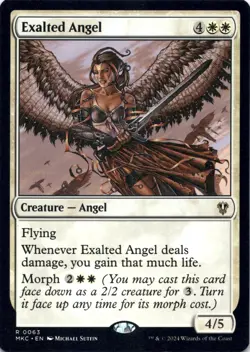 Exalted Angel Commander: Murders at Karlov Manor - Magic MTG NM - Image 1