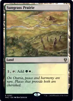 Sungrass Prairie Commander: Murders at Karlov Manor - Magic MTG NM - Image 1
