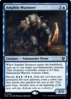 Amphin Mutineer Commander: Murders at Karlov Manor - Magic MTG NM - Image 1