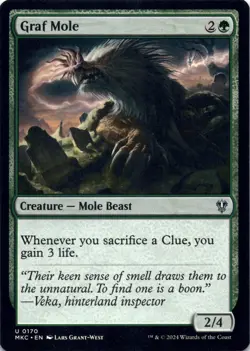 Graf Mole Commander: Murders at Karlov Manor - Magic MTG NM - Image 1