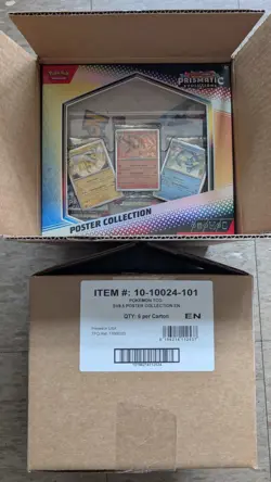 Pokemon Scarlet & Violet 8.5 Prismatic Evolutions Poster Collection 12 Pack - Image 1
