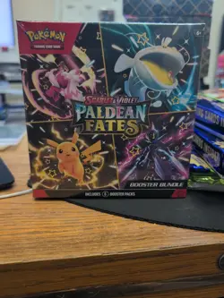 Pokemon TCG Scarlet And Violet Series Paldean Fates Booster Bundle Box Sealed - Image 1