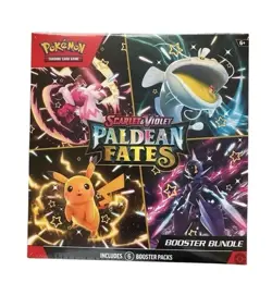 Pokemon TCG Scarlet And Violet Series Paldean Fates Booster Bundle Box Sealed - Image 1