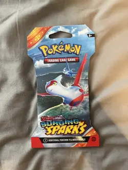 Pokemon Surging Sparks Booster Pack Sealed, Single Pack - Image 1