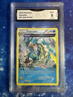 2015 Pokemon XY Ancient Origins Gyarados Holo #21 21/98 PSA 9 - Image 1