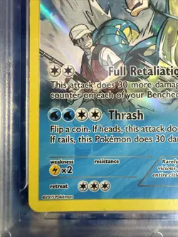 2015 Pokemon XY Ancient Origins Gyarados Holo #21 21/98 PSA 9 - Image 5