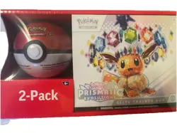 Pokemon Prismatic Evolutions ETB + Pokeball Sealed Pokemon TCG Elite Trainer Box - Image 1