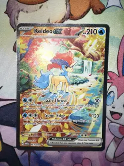 POKEMON - S&V WHITE FLARE - KELDEO EX - 167/086 - SIR SPECIAL ILLUSTRATION RARE - Image 4