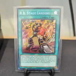 *** R.B. STAGE LANDING *** 1ST EDITION SECRET RARE DUAD-EN096 (NM) YUGIOH! - Image 1