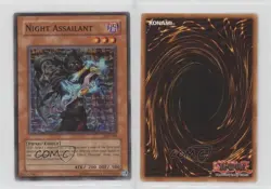 Night Assailant Unlimited YuGiOh Ancient Sanctuary #AST-080 2004 0k8a - Image 3