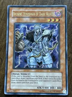 Yugioh Broww, Huntsman Of Dark World EEN-EN021 Ultimate Rare NM - Image 1