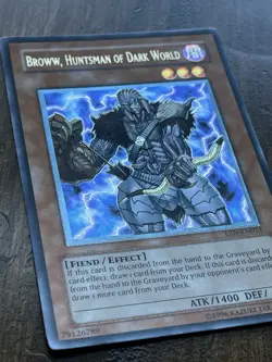 Yugioh Broww, Huntsman Of Dark World EEN-EN021 Ultimate Rare NM - Image 3